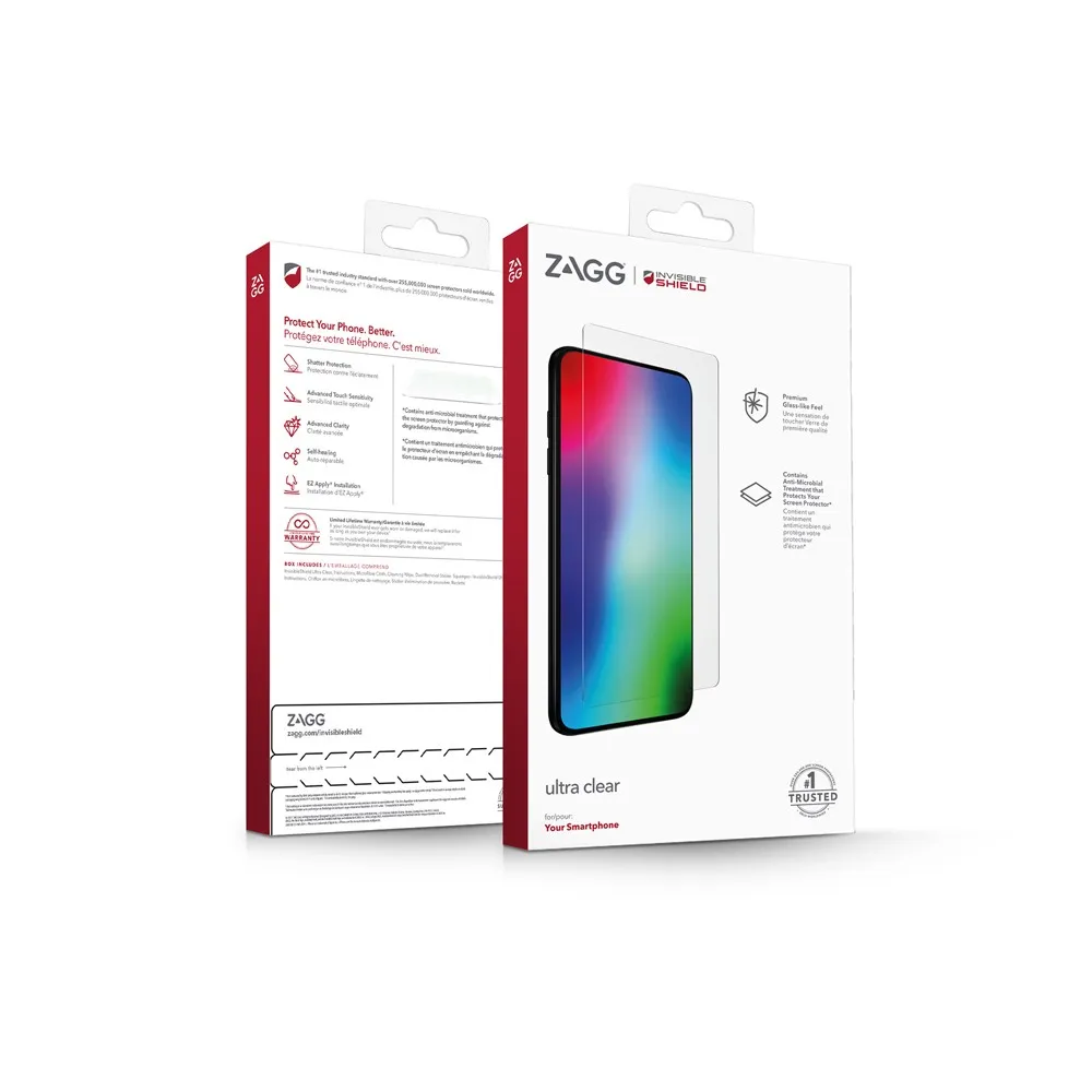2 X ZAGG Invisible Shield Ultra Clear  Screen Protector for Google Pixel 6
