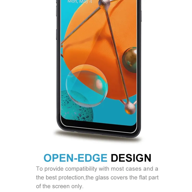 AMZER 9H 2.5D Tempered Glass Screen Protector for LG K51