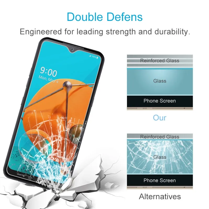 AMZER 9H 2.5D Tempered Glass Screen Protector for LG K51