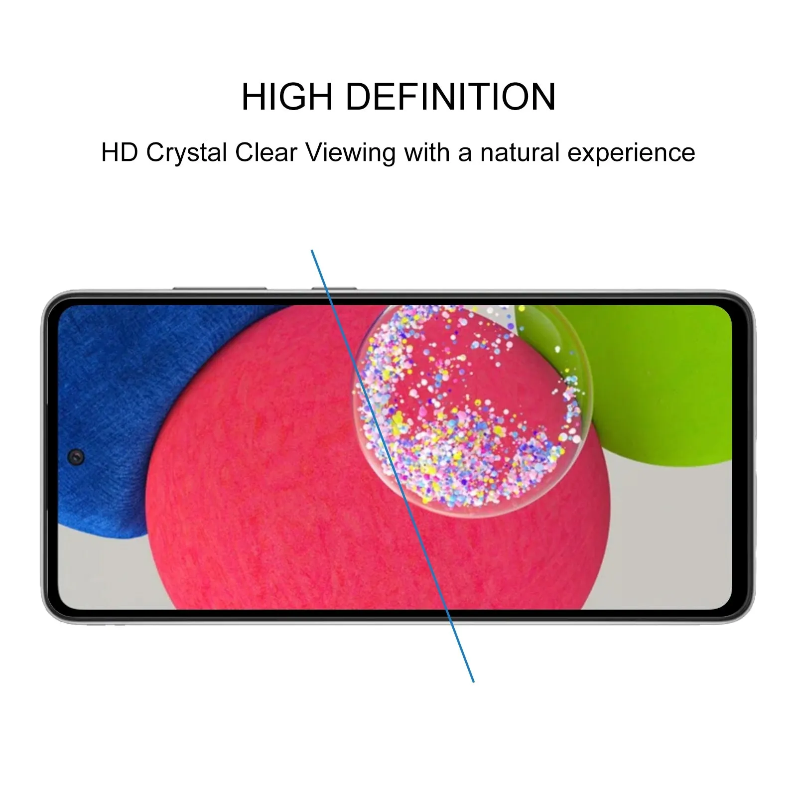 AMZER 9H Full Screen Tempered Glass Film for Samsung Galaxy A52s 5G