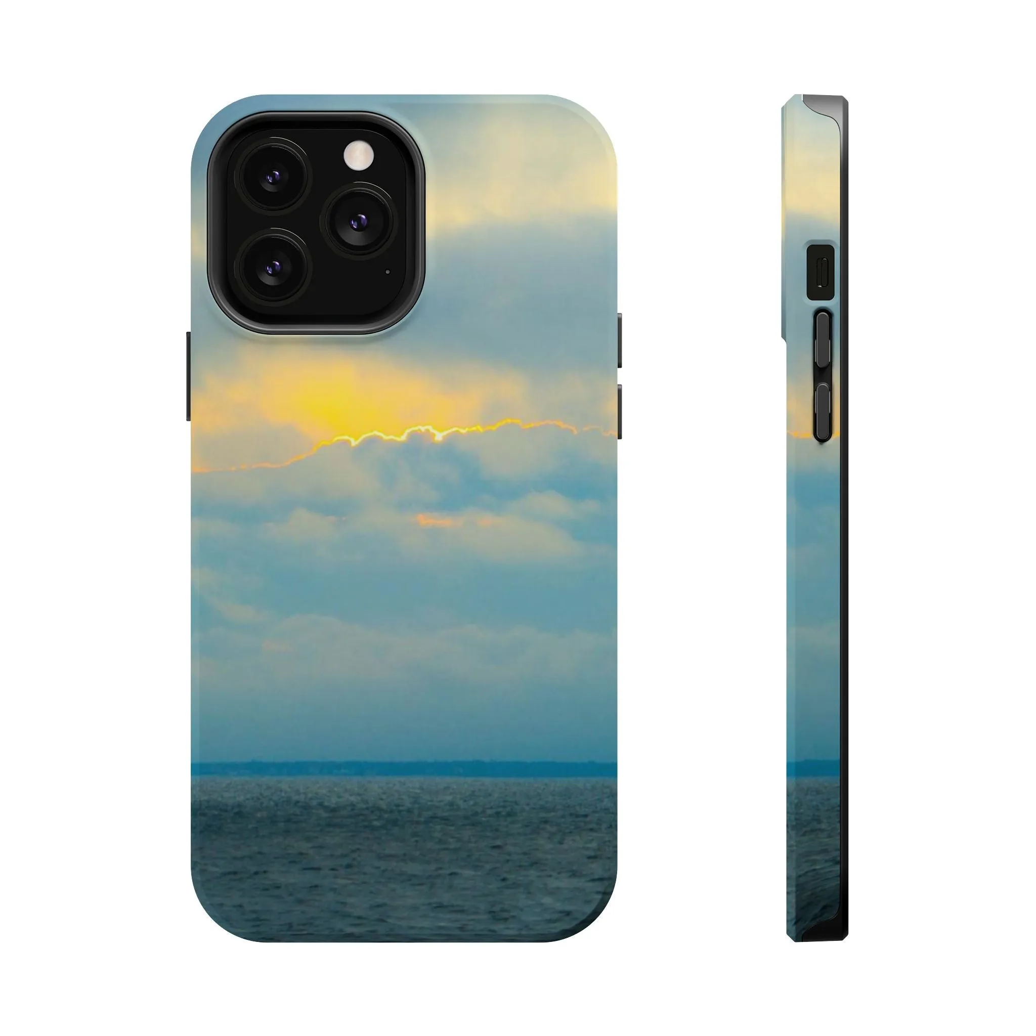 Baby Blues of Nantucket Sea Inspired MagSafe Tough Cases| Durable and Flexible Impact-resistant MagSafe Case| Gifts| Great for Fall| Electronic Accessories| Nantucket