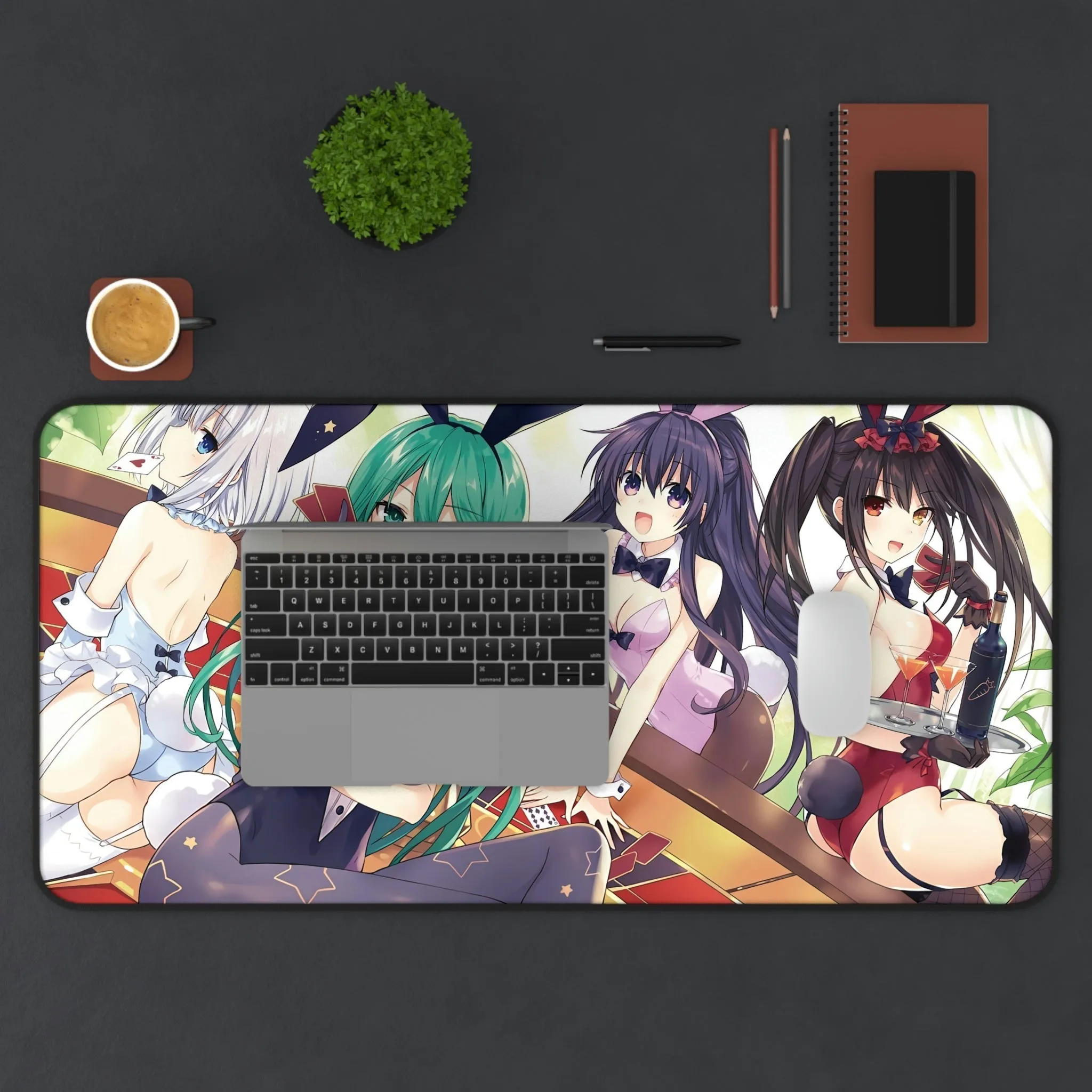 Date A Live Sexy Mousepad - Bunny Girl Waifus Desk Mat - Playmat
