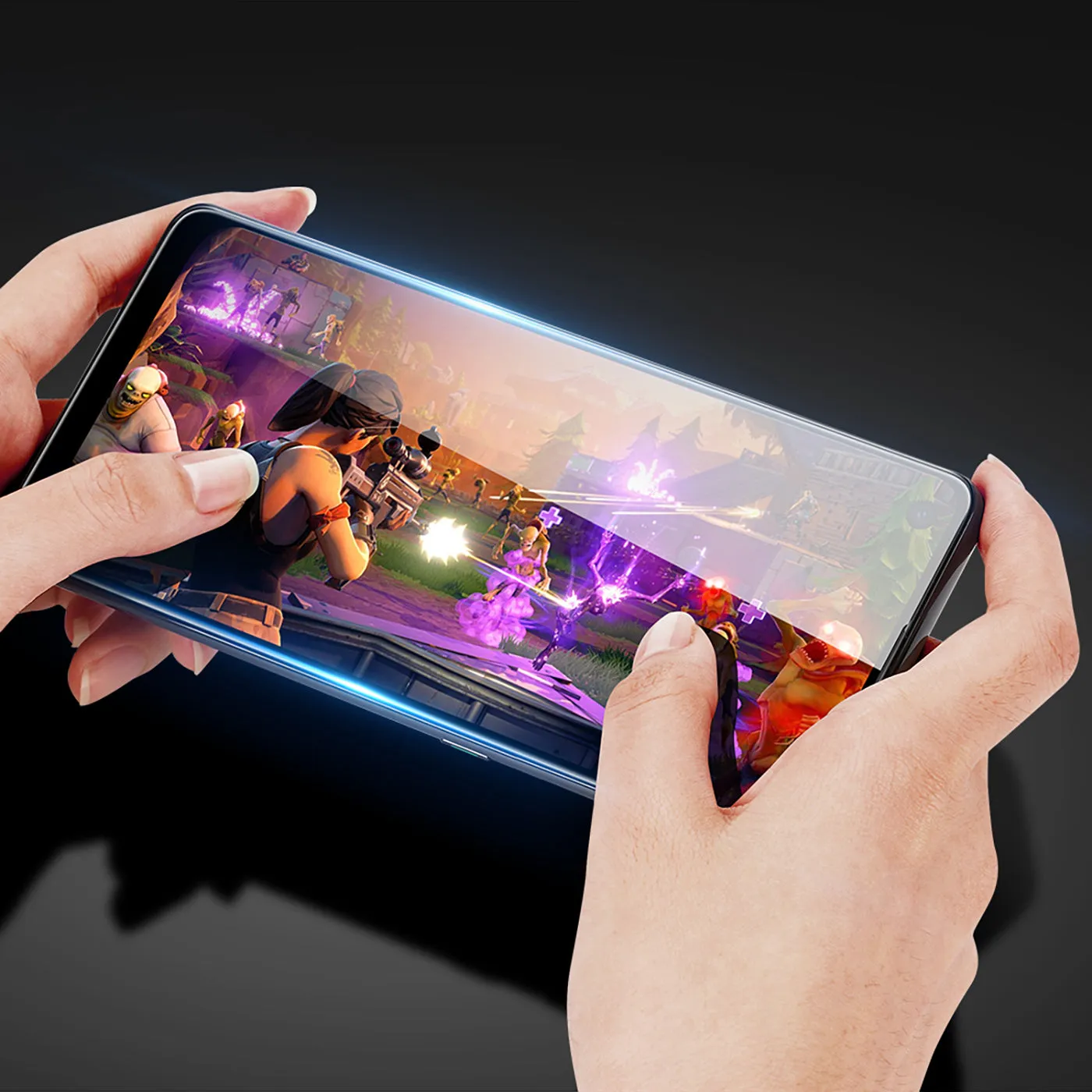 DUX DUCIS Tempered Glass Screen Protector Guard for OPPO Reno8 - Black