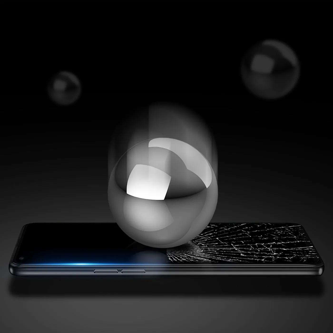 DUX DUCIS Tempered Glass Screen Protector Guard for OPPO Reno8 - Black