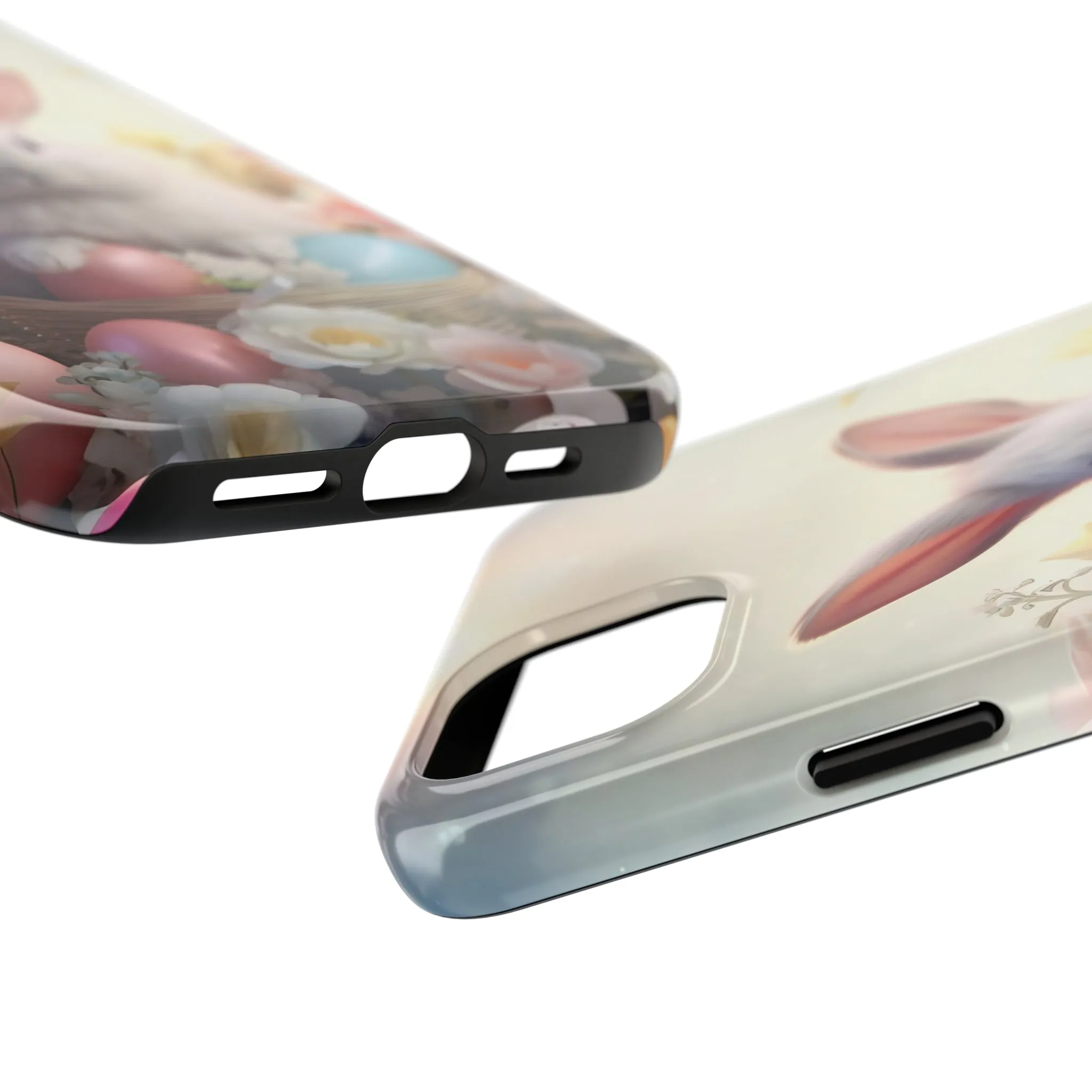 Easter Bunny Pattern Design Tough Phone Case compatible with a large variety of iPhone models, Gift, Phone Case