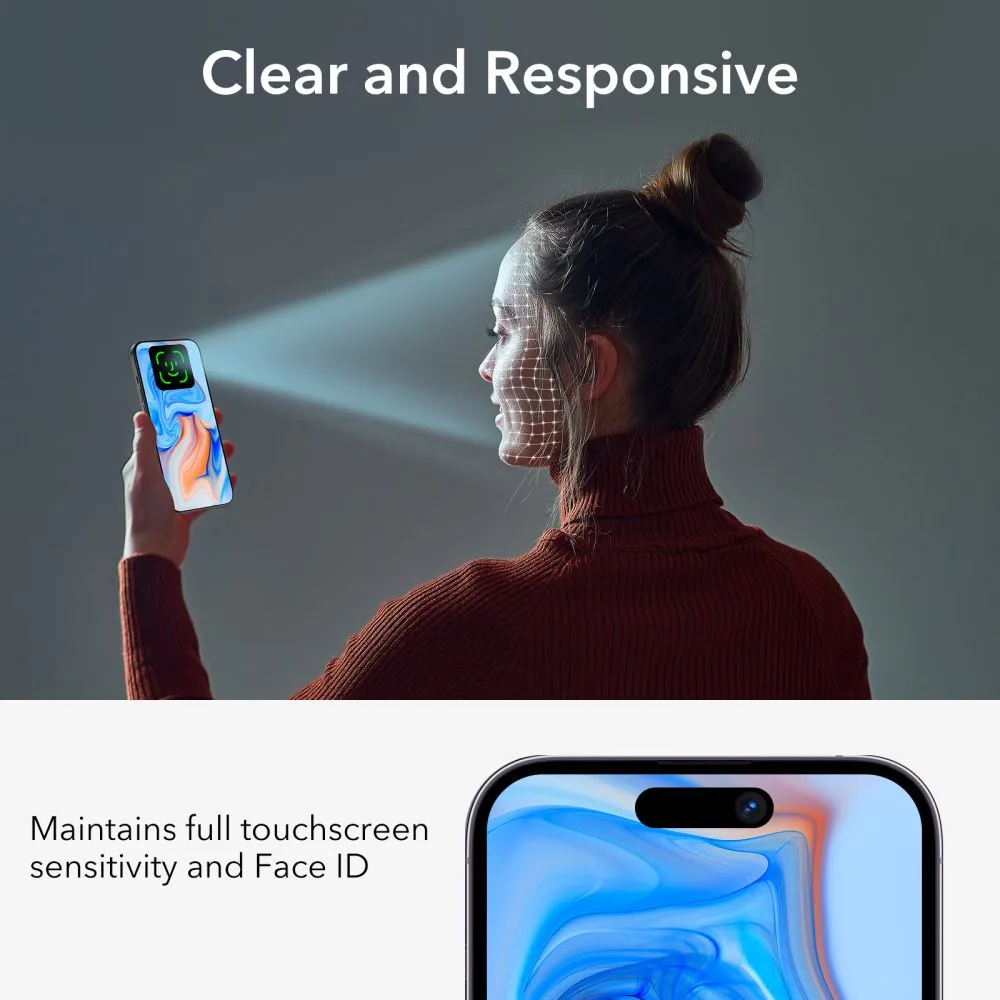 ESR Privacy Tempered Glass Screen Protector for Apple iPhone 15 Plus