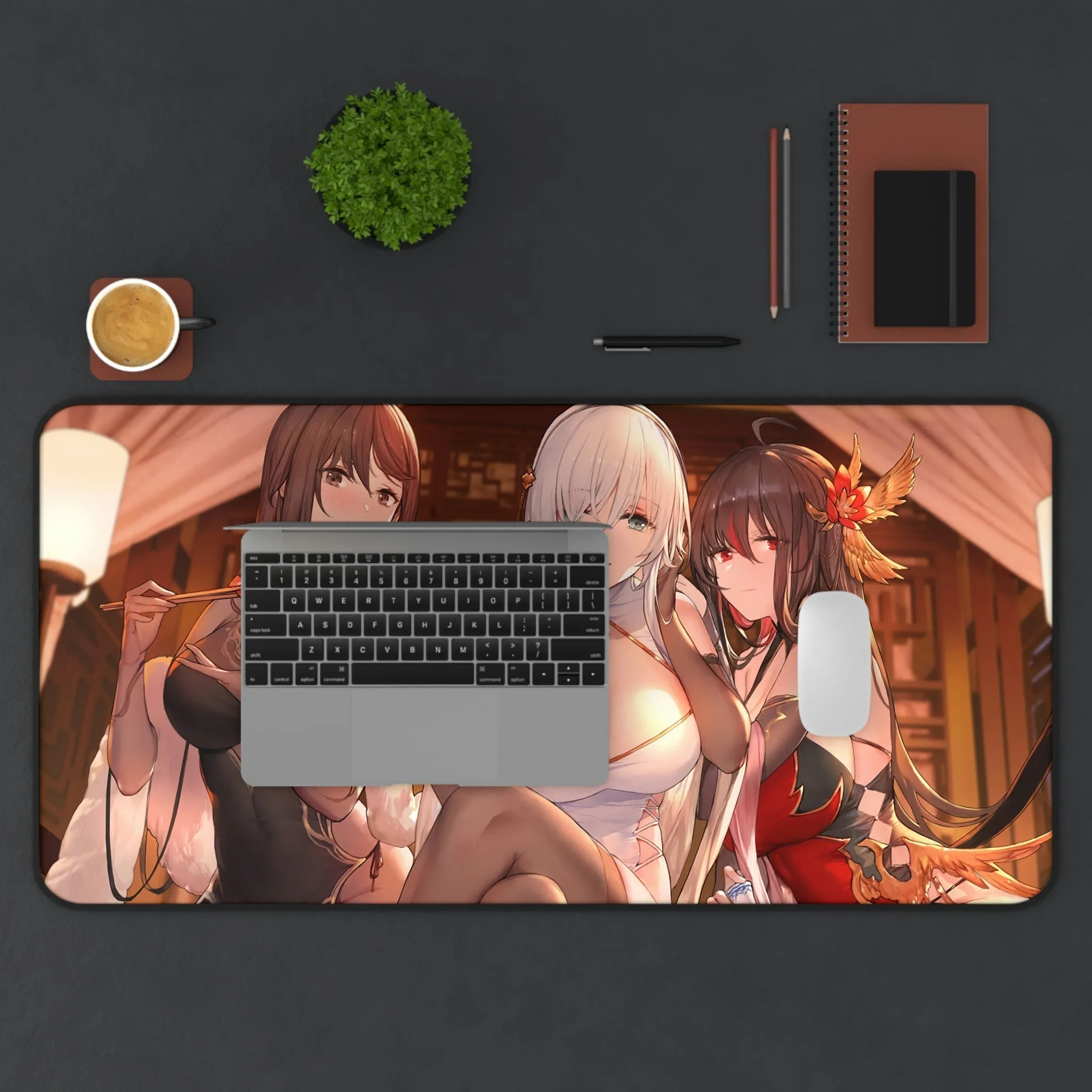 Fate Grand Order Anastasia Yu Mei Ren and Liu Xiu Desk Mat - Non Slip Mousepad