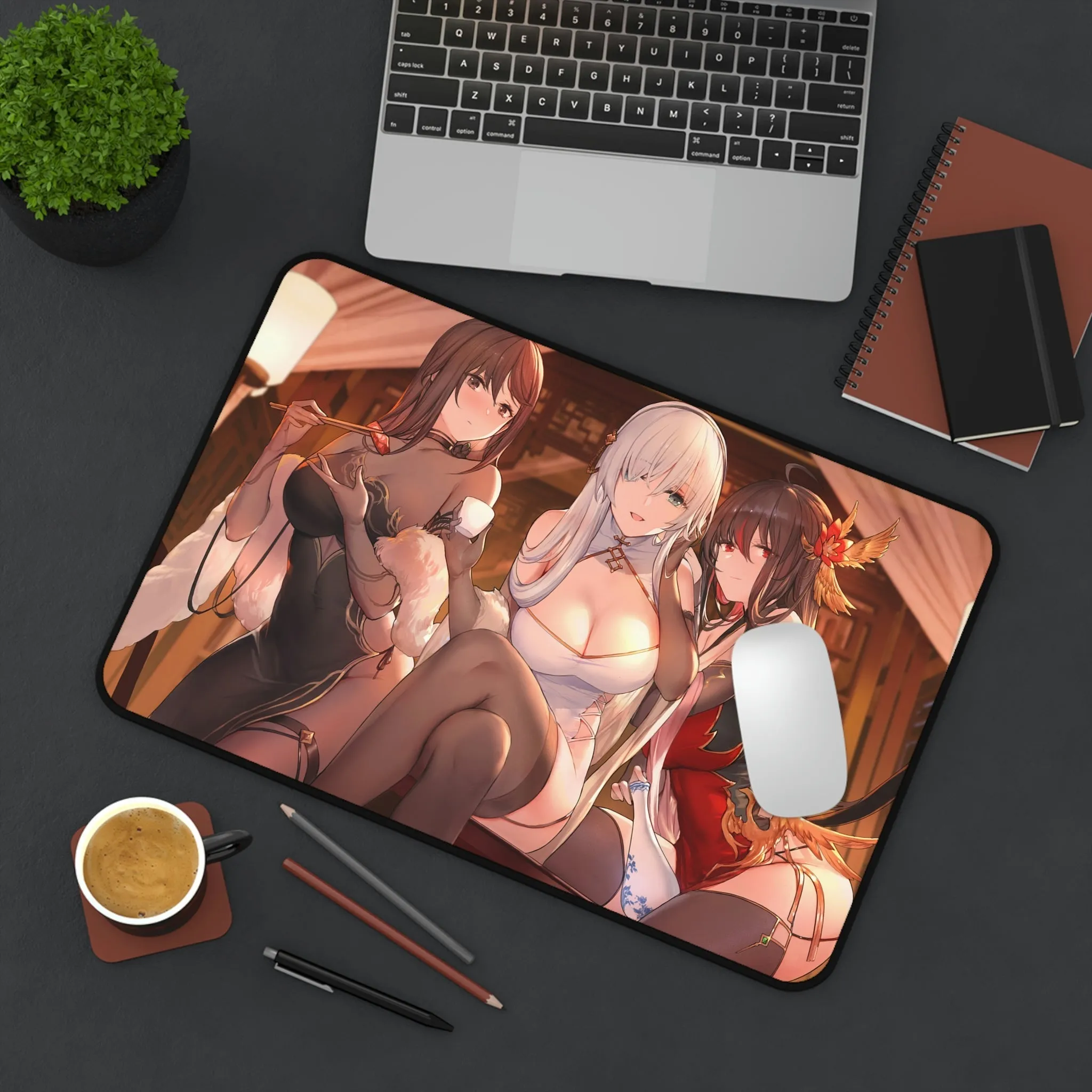Fate Grand Order Anastasia Yu Mei Ren and Liu Xiu Desk Mat - Non Slip Mousepad