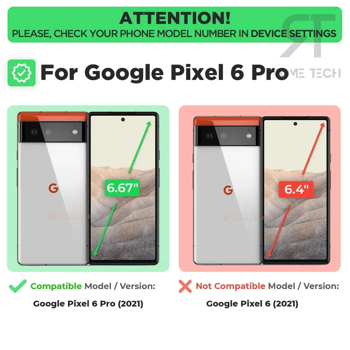 Google Pixel 6 Pro (3 Per Pack) 3D Full Glue Glass Screen Protector w/Hole Punch