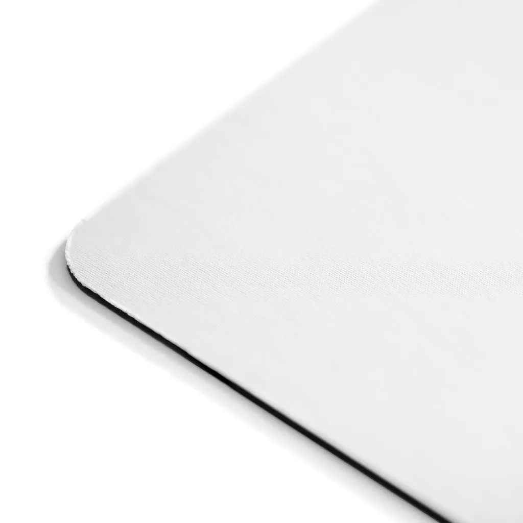 High Quality Mouse Pad With Personalized Design Print - White