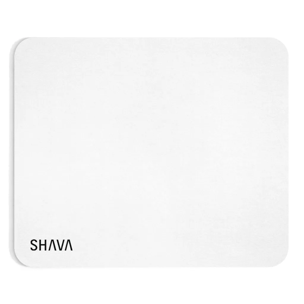 High Quality Mouse Pad With Personalized Design Print - White
