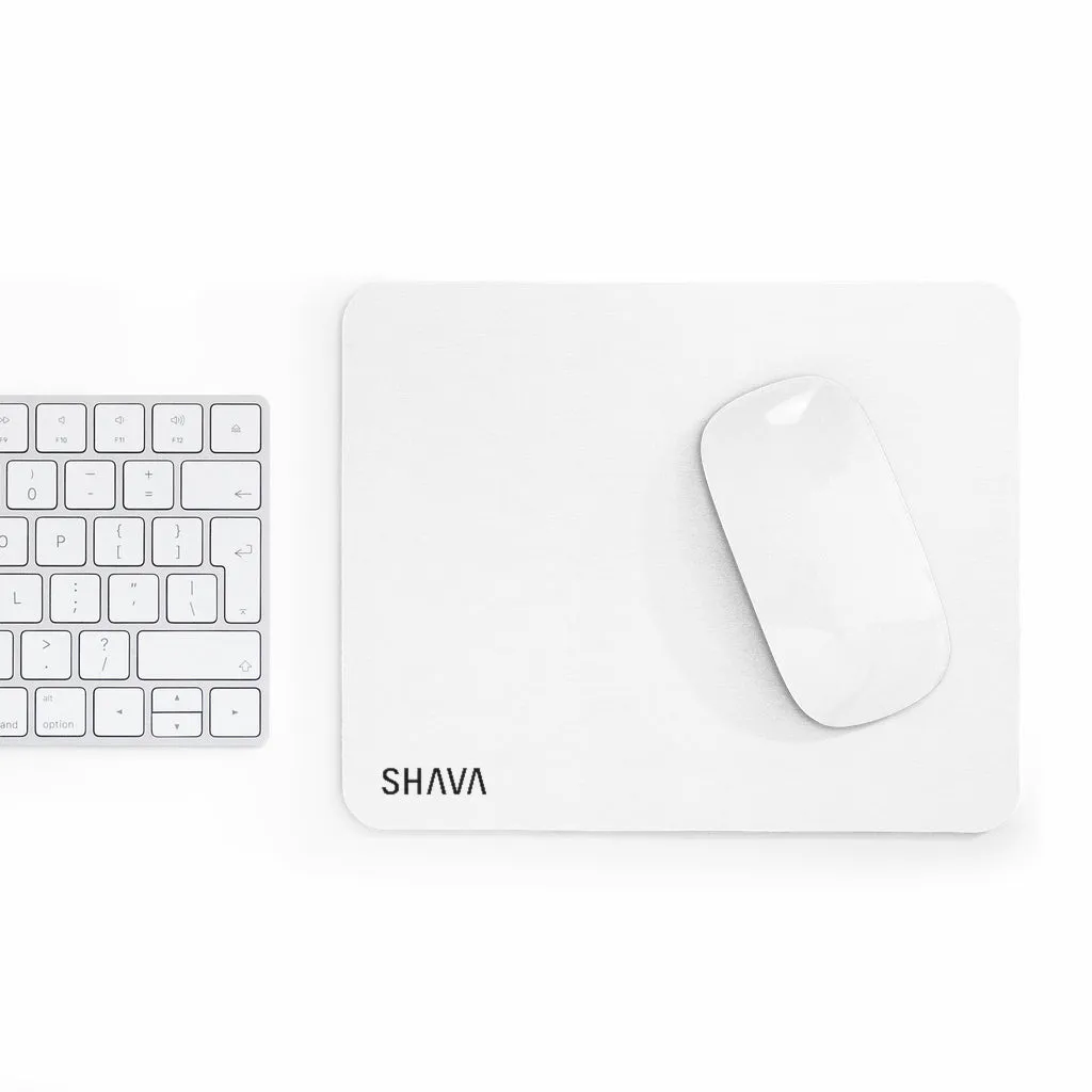 High Quality Mouse Pad With Personalized Design Print - White