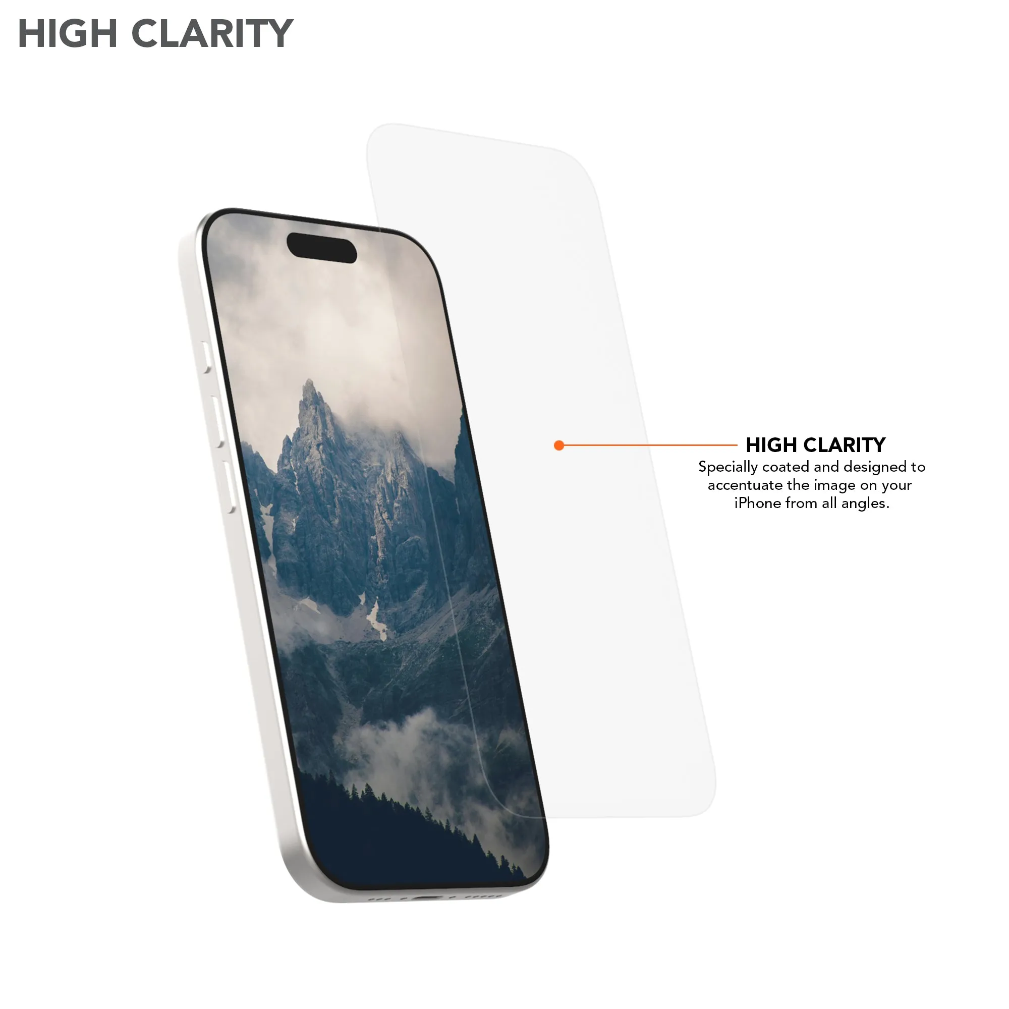 iPhone 16 Pro Max Tempered Glass Screen Protector