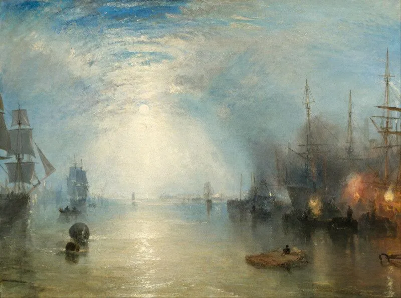 Keelmen Heaving In Coals By Moonlight - Framed Prints