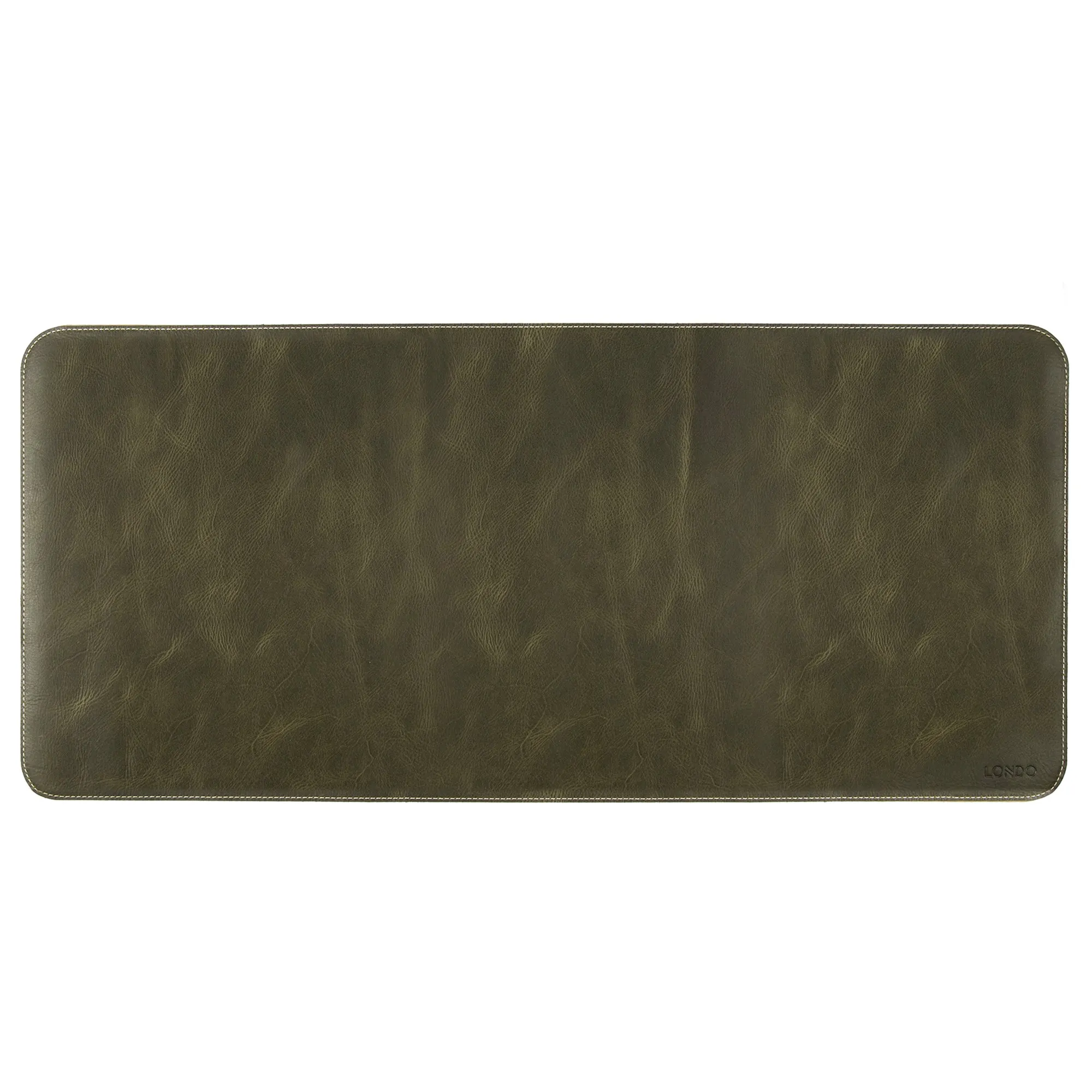 Londo Top Grain Leather Extended Mouse Pad, Leather Office Desk Mat, Desk Pad Protector