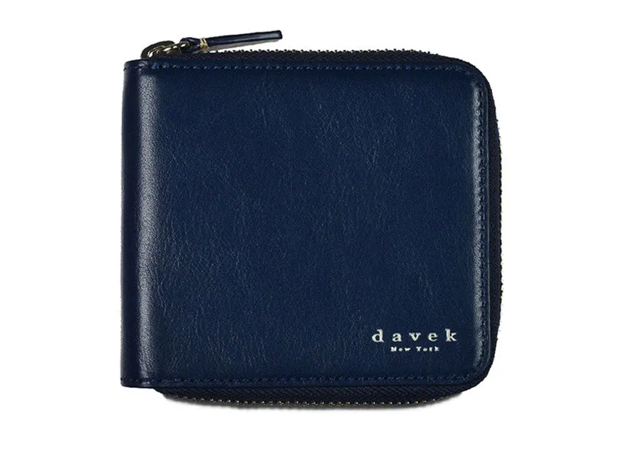MEDIUM ZIPPER WALLET - Navy