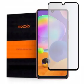 Mocolo TG  Full Glue Tempered Glass Screen Protector for Samsung Galaxy A31, Black