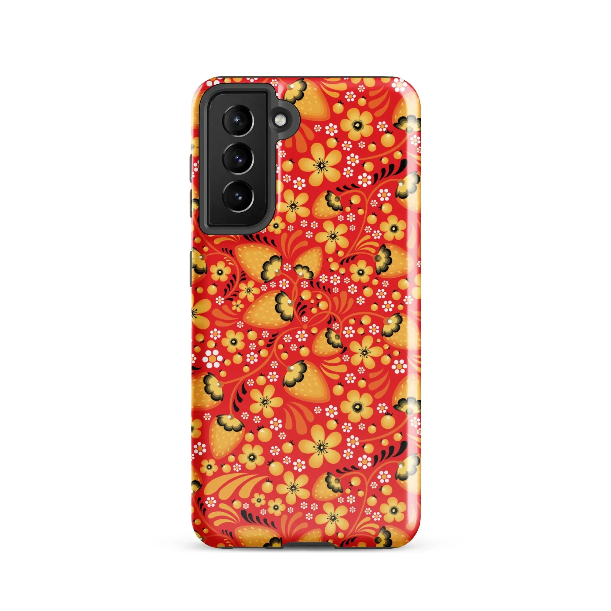 Russian Red Khokhloma Tough Samsung® Case